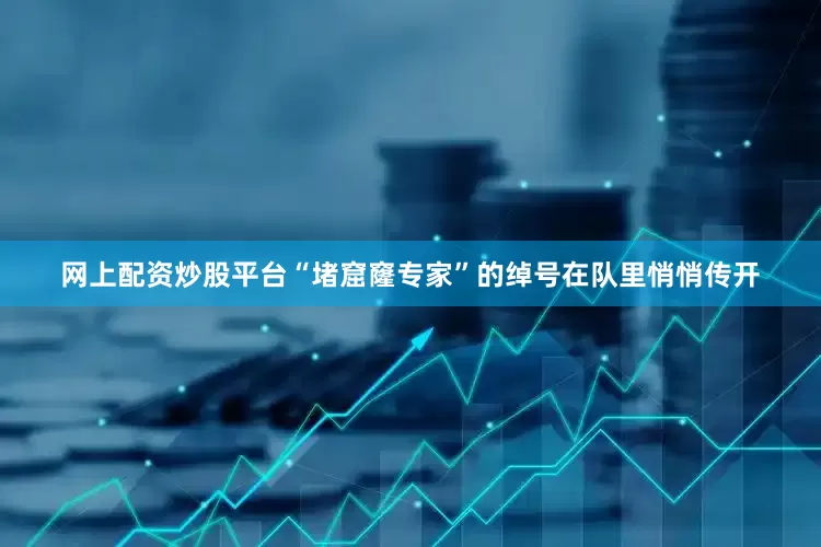 网上配资炒股平台“堵窟窿专家”的绰号在队里悄悄传开